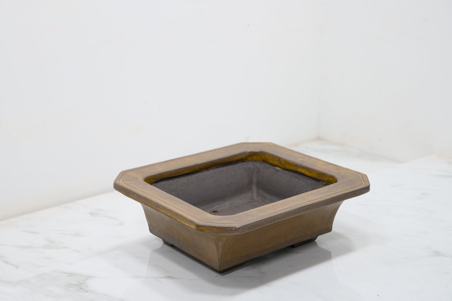 Venus Brown Cut Cornered Ceramic 20cm  Dish
