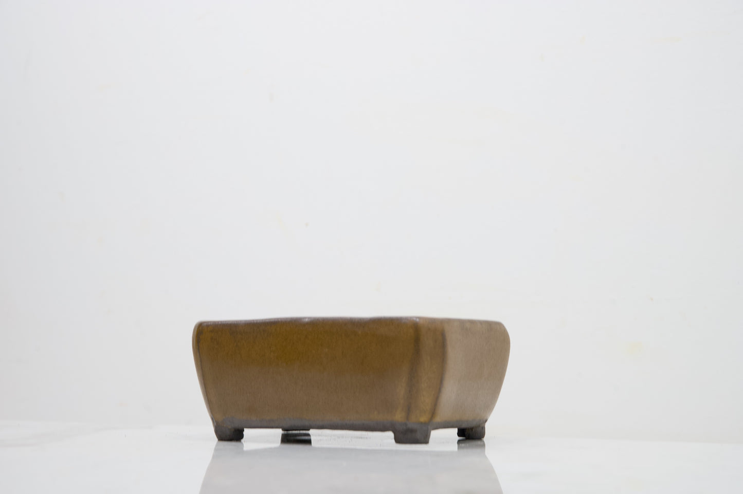 Venus Brown DEEP Rectangular 14cm Ceramic Pot