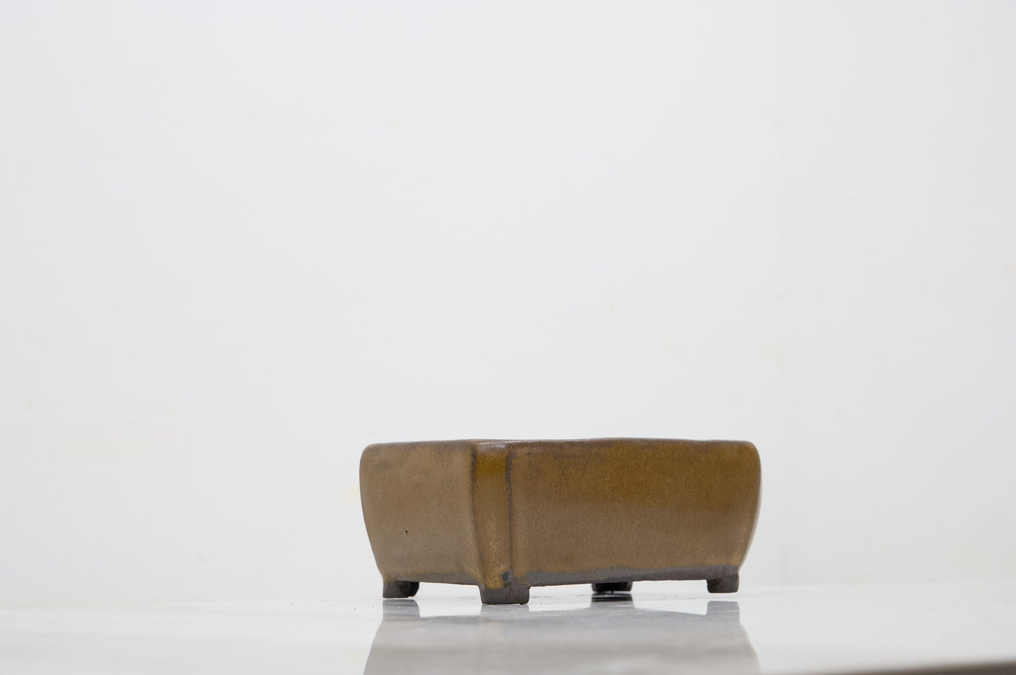 Venus Brown DEEP Rectangular 14cm Ceramic Pot