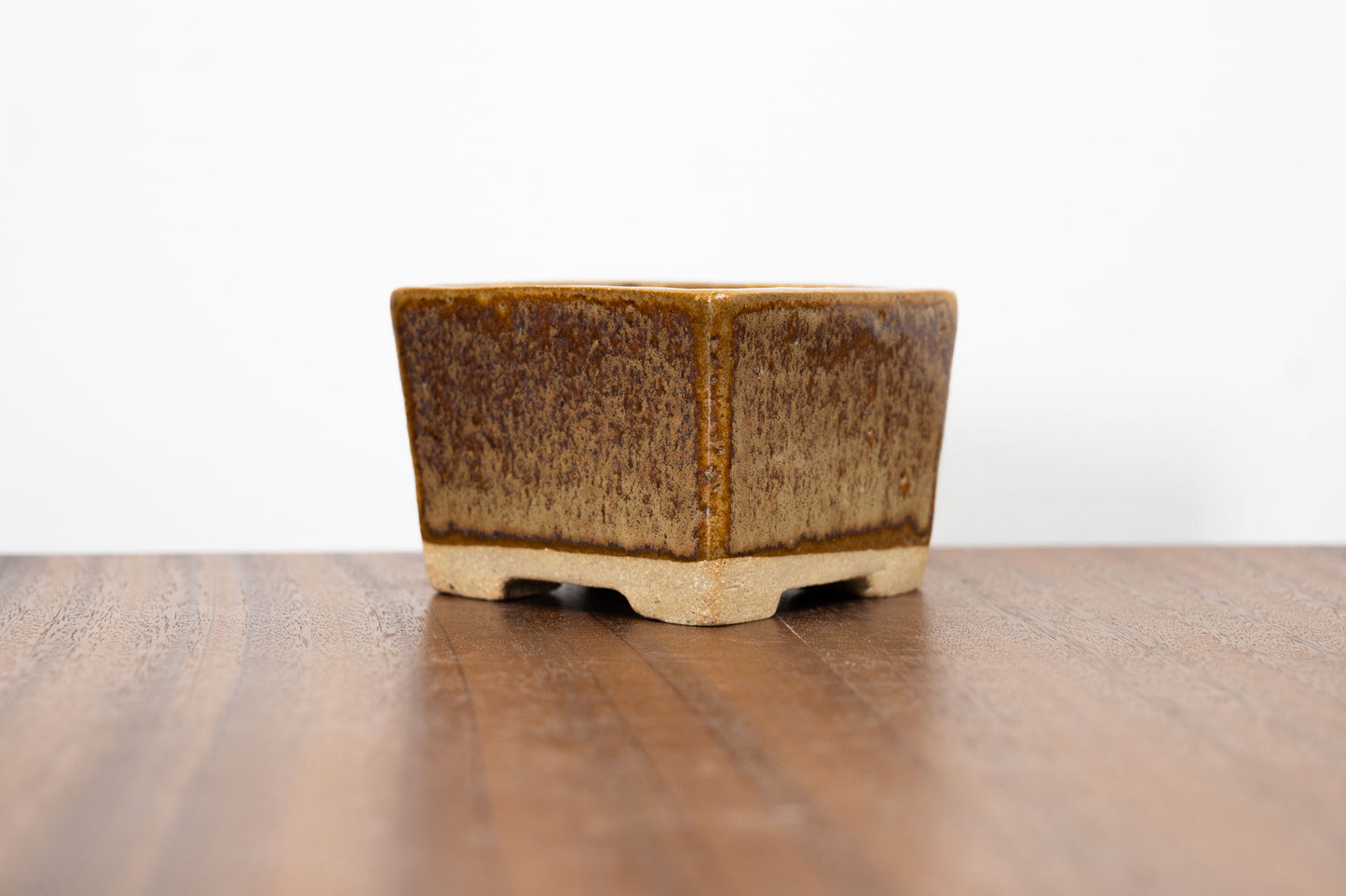 Topaz Cascade Cube Ceramic Bonsai Pot 7cm