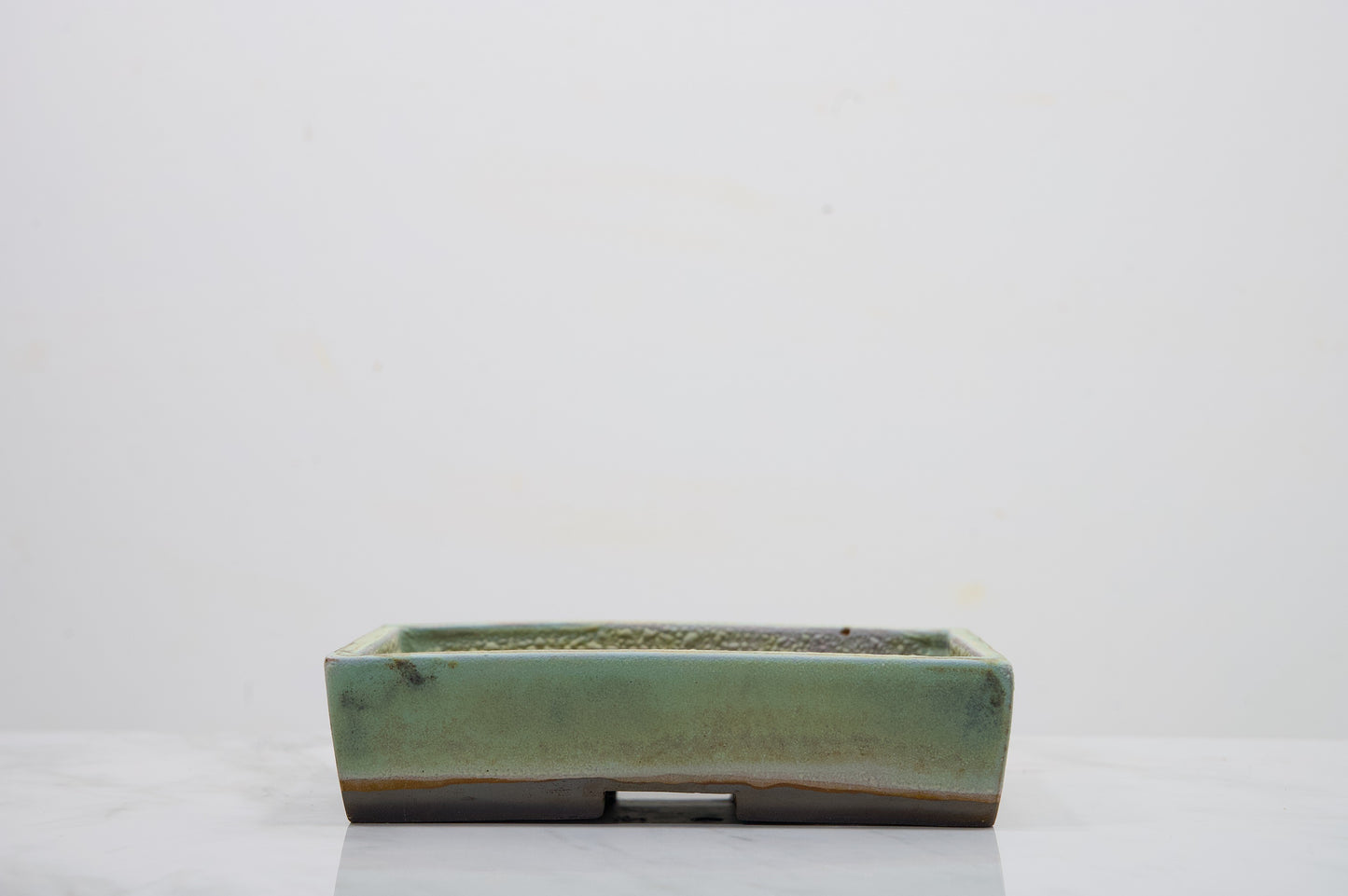Light Green  Rectangular Ceramic Bonsai 17cm Dish