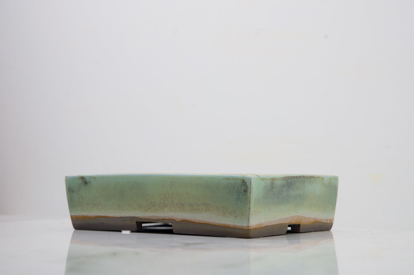 Light Green  Rectangular Ceramic Bonsai 17cm Dish