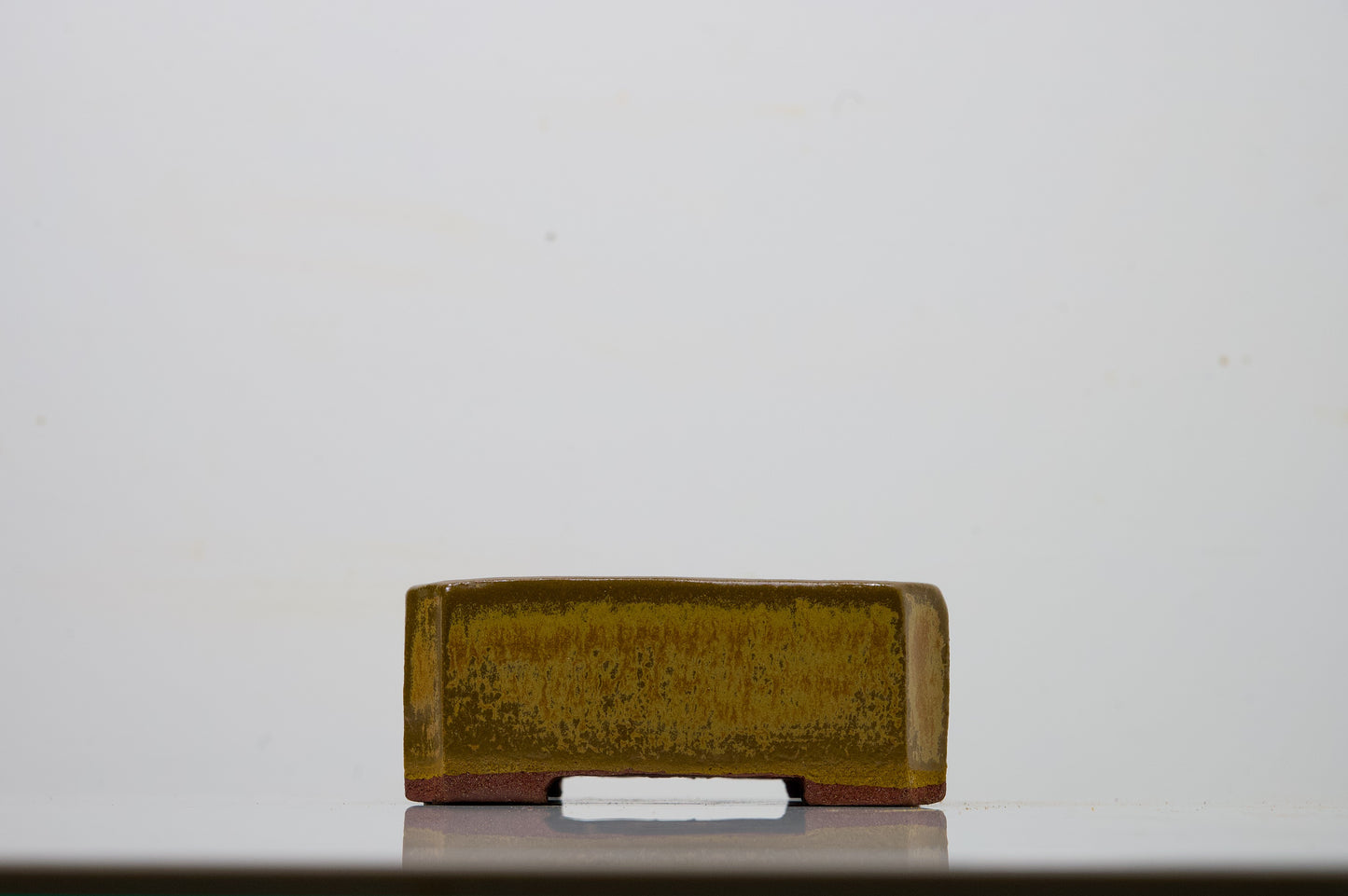 Carved in Red Clay -  Topaz Ceramic 13cm Vessel