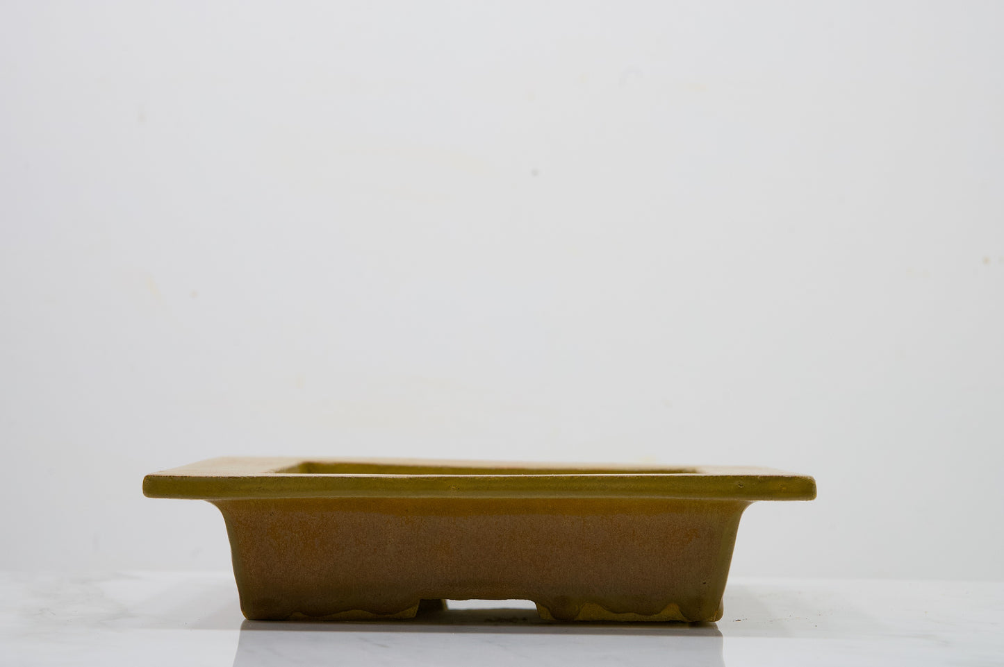 Venus Brown Shallow Rectangular Ceramic Bonsai 22cm Dish