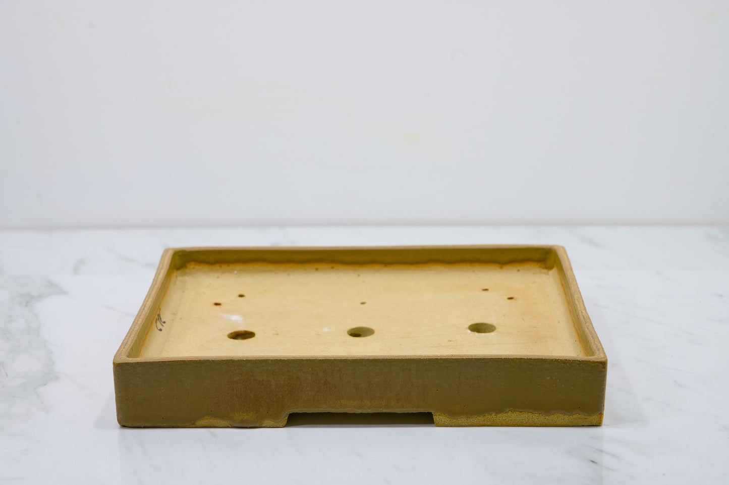 Venus Brown Rectangular Ceramic Bonsai Dish 24cm