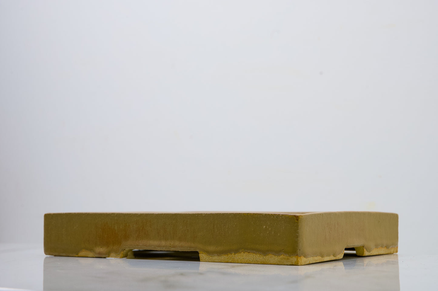 Venus Brown Rectangular Ceramic Bonsai Dish 24cm