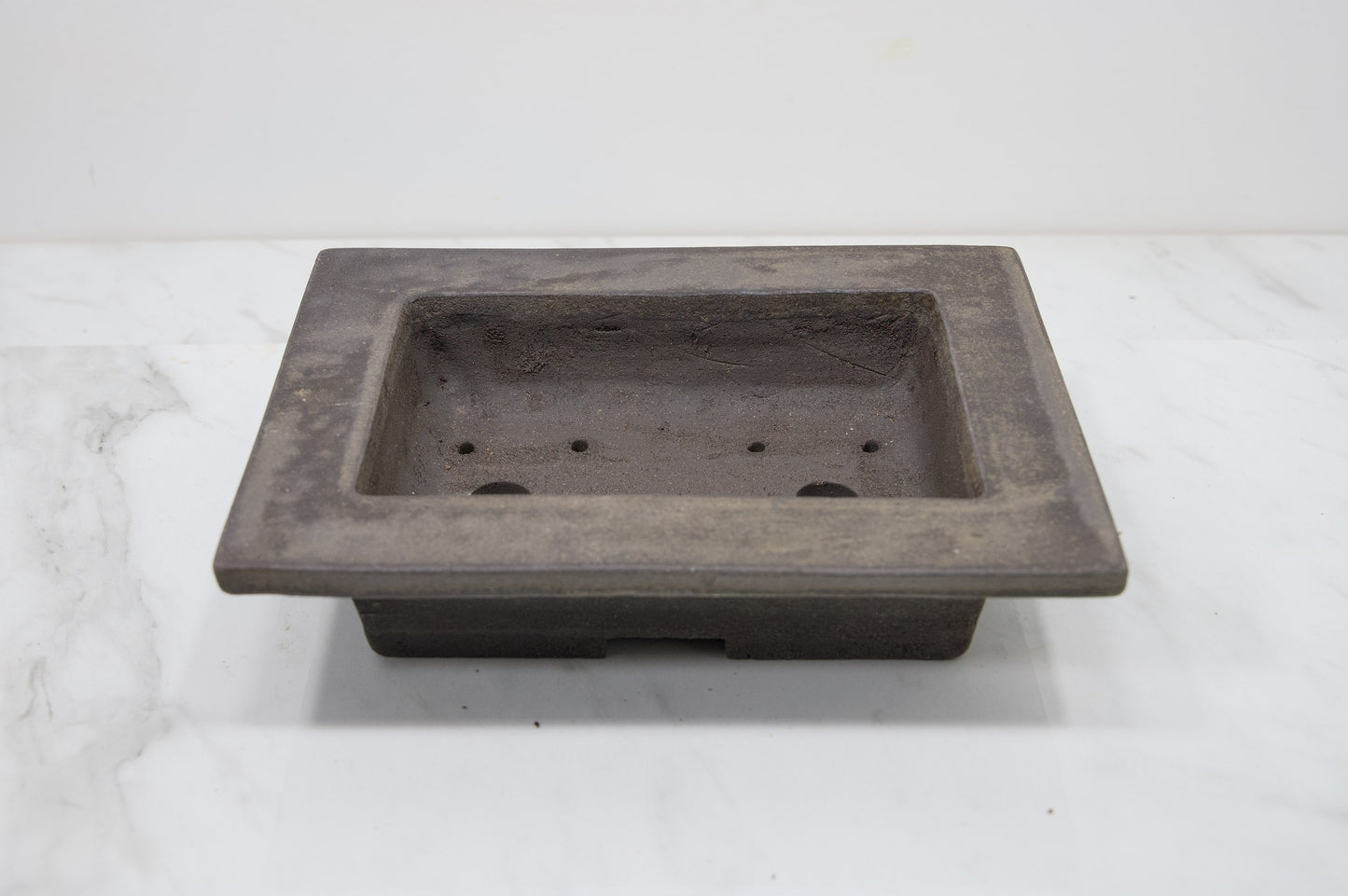 UnGlazed Shallow Rectangular Ceramic Bonsai 19.5cm Dish