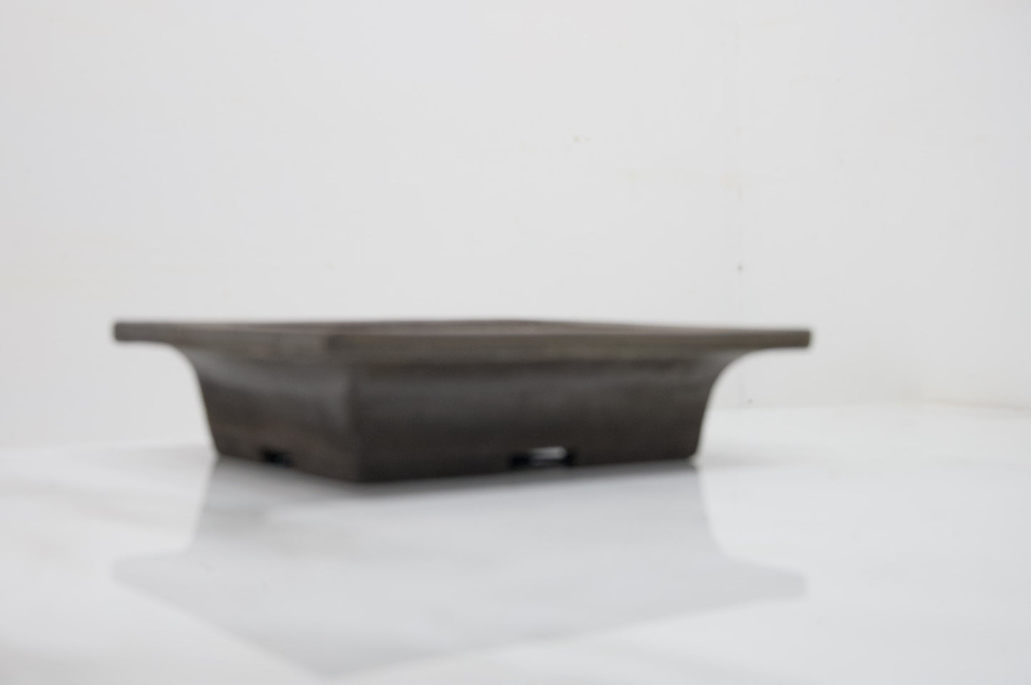 UnGlazed Shallow Rectangular Ceramic Bonsai 19.5cm Dish