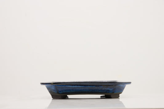 Blue Opal  Shallow Square Ceramic 18cm Dish