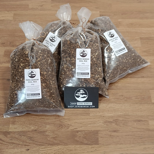 Zero Bonsai Tree soil mix SPECIAL OFFER - 4 x 800g bags