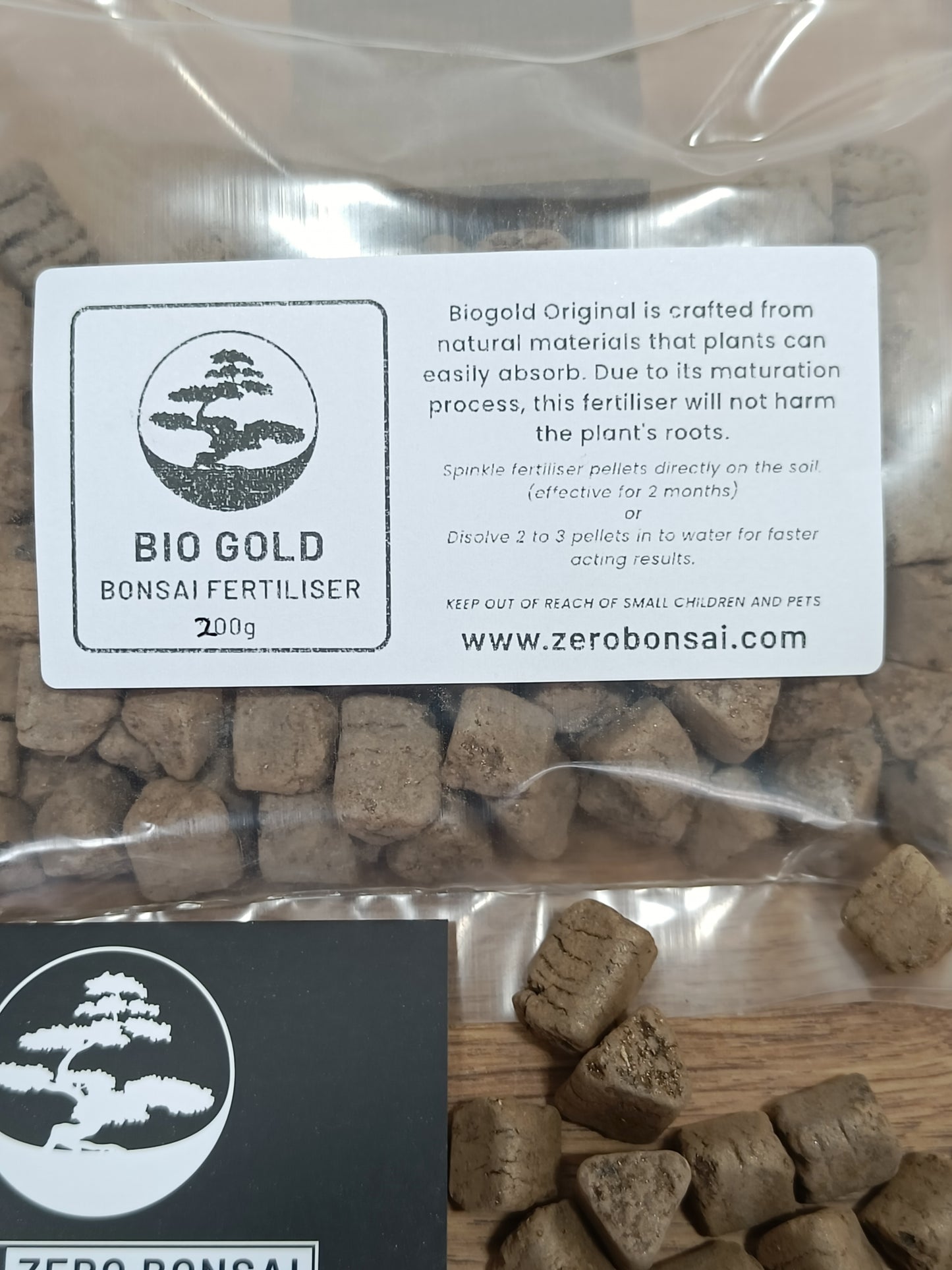 Biogold Organic Bonsai Fertiliser - 200g Sealed Bag