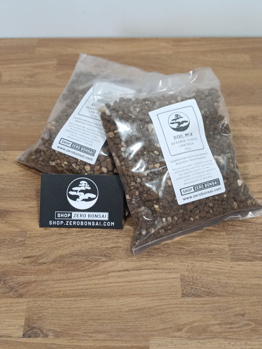 Zero Bonsai Tree Soil Mix  -  Twin Pack 2 500g bags