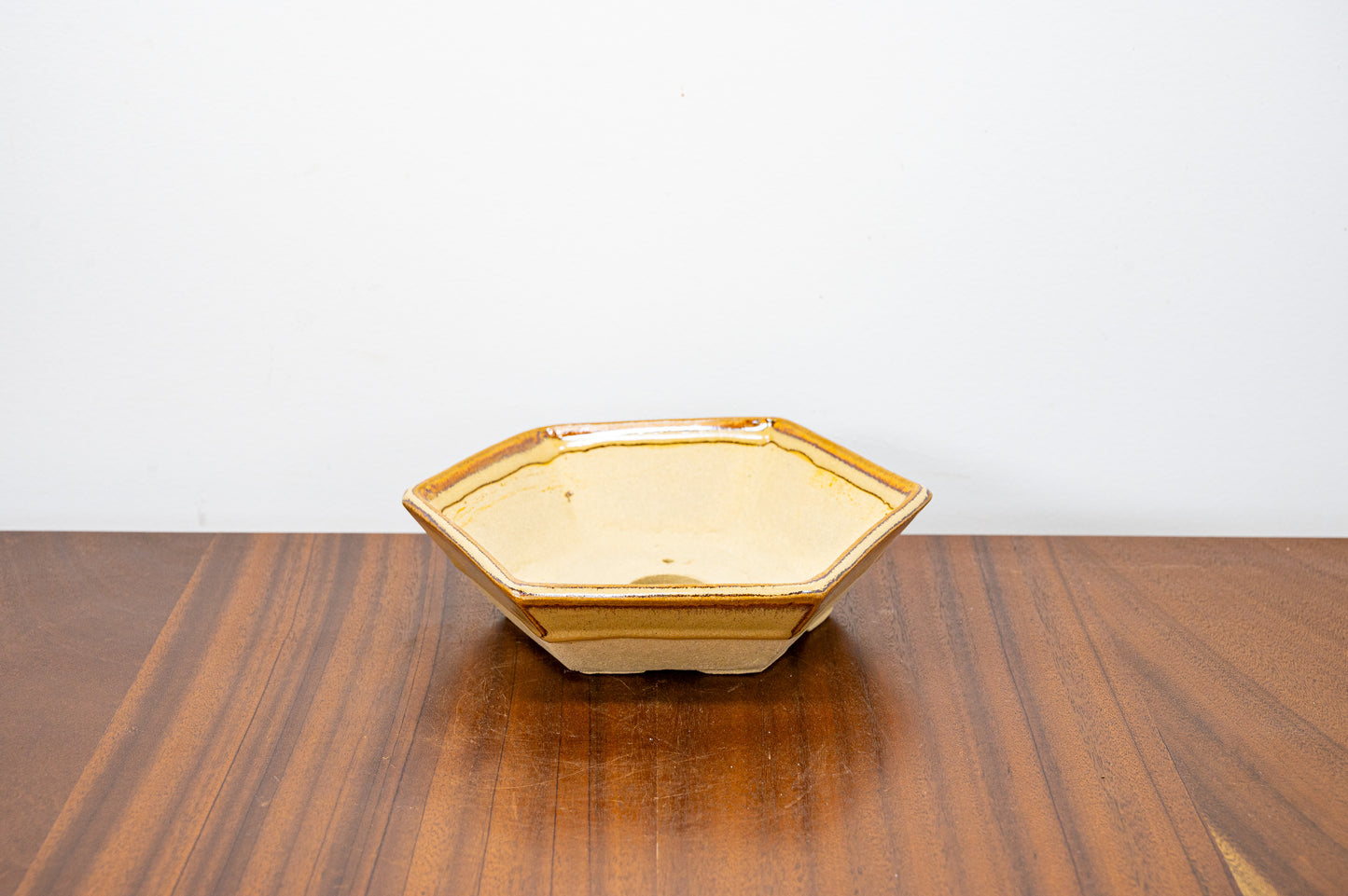 Topaz DEEP Hexagon Bonsai Dish 20cm