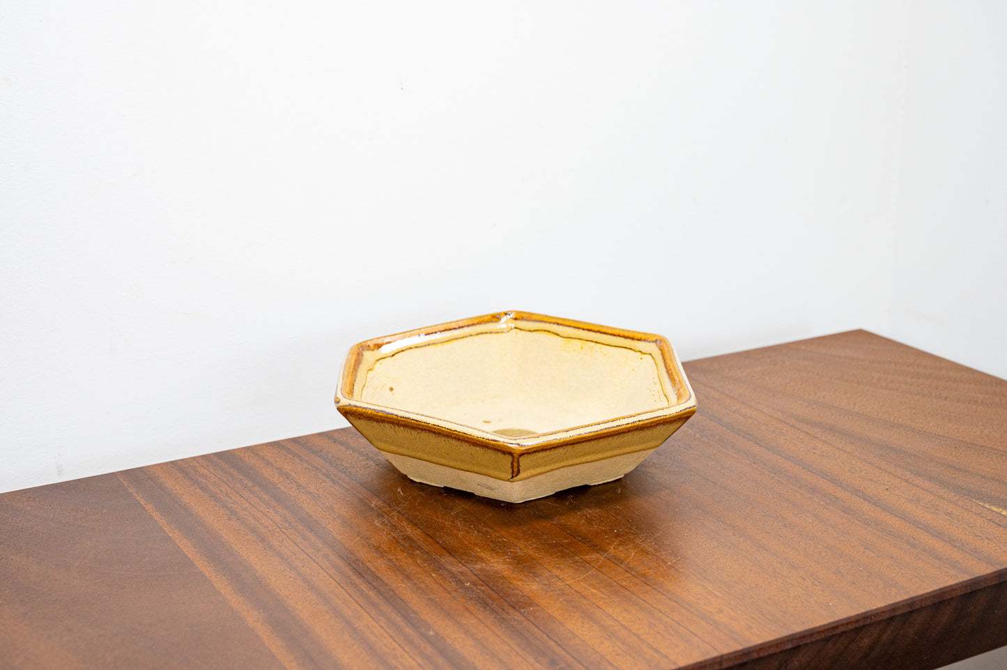 Topaz DEEP Hexagon Bonsai Dish 20cm