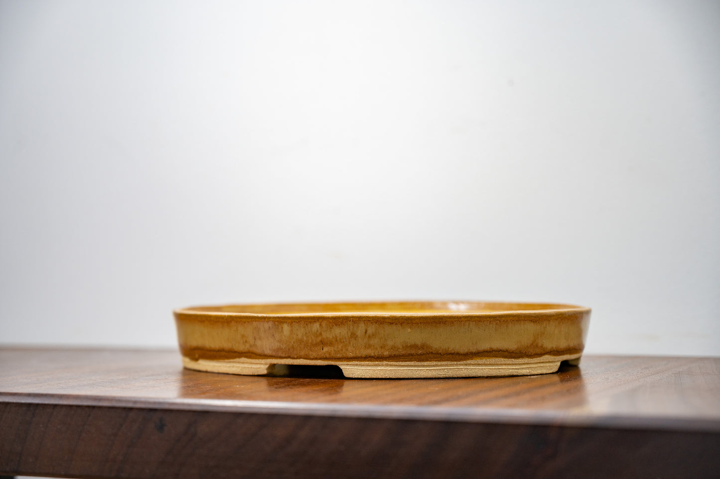 Topaz SHALLOW Oval Ceramic Bonsai Dish 24cm