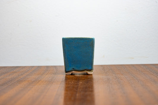 Symphony Blue White Stoneware Cascade Bonsai Pot 4.5cm