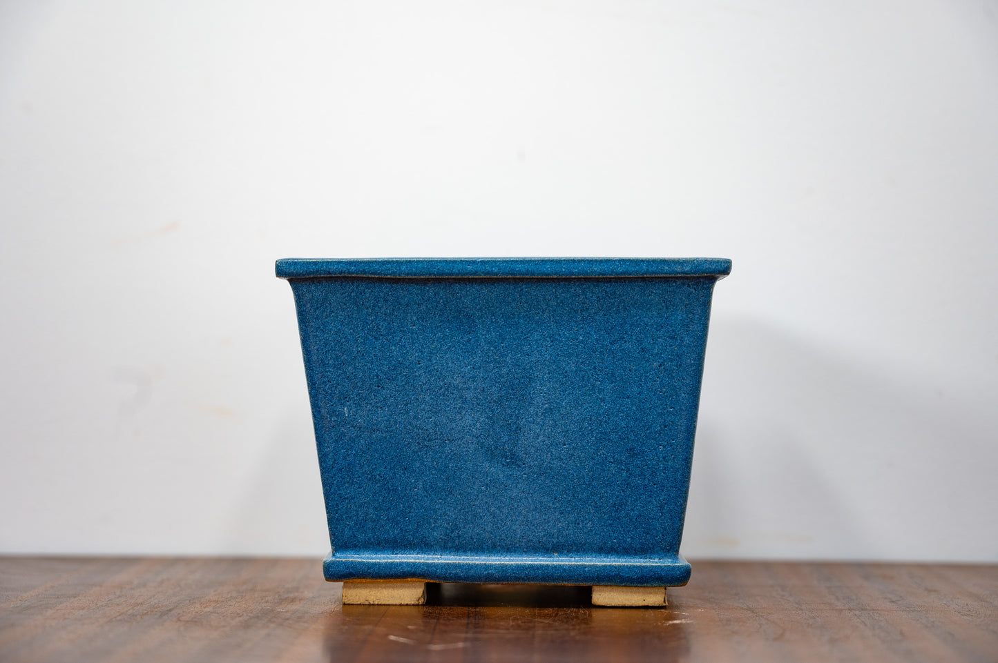 Matt Blue Large Cascade Bonsai Pot 15cm