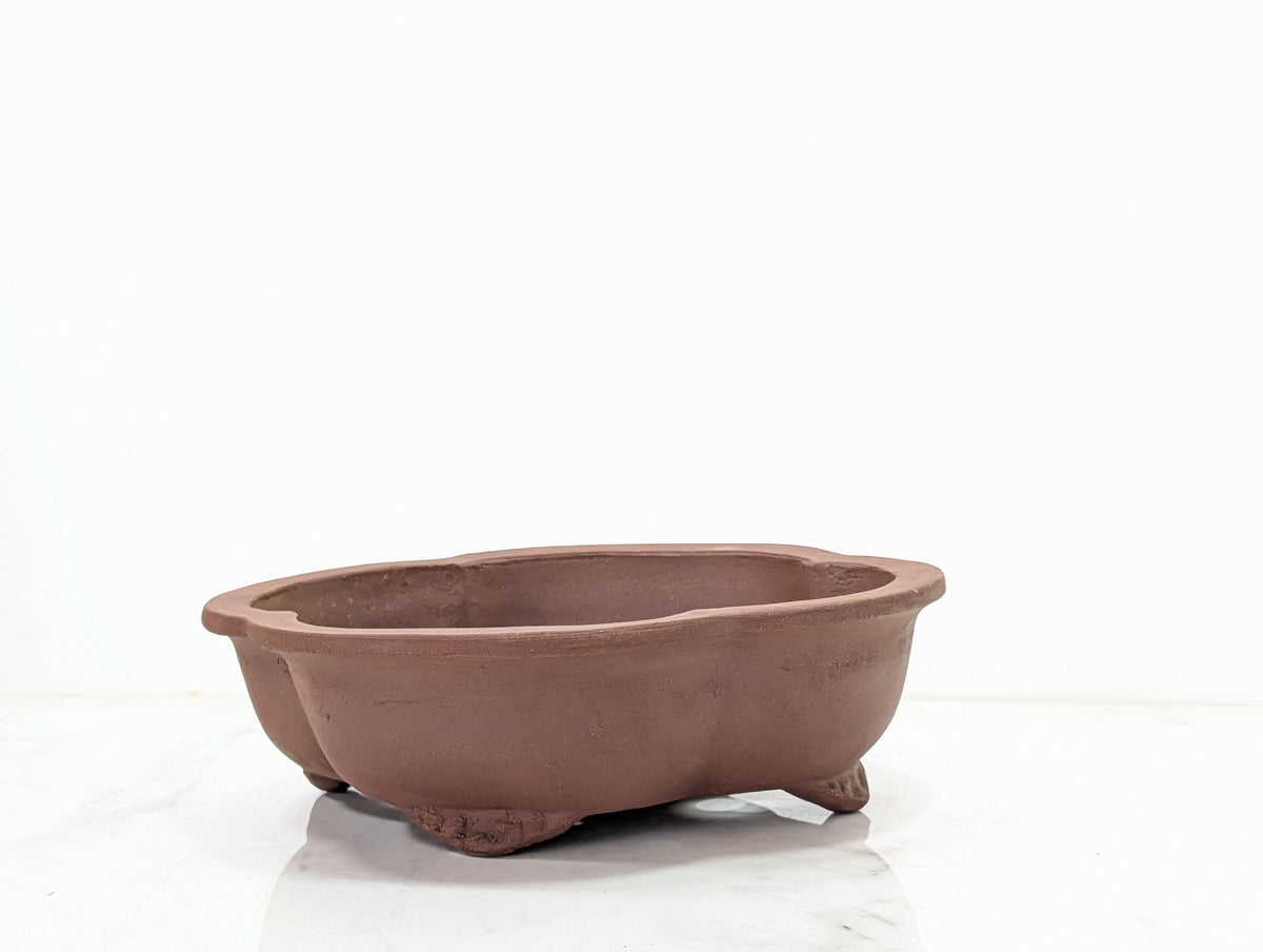 Unglazed LOTUS  Bonsai Pot - 26cm