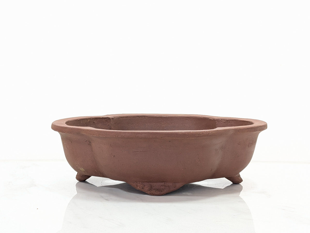 Unglazed LOTUS  Bonsai Pot - 26cm