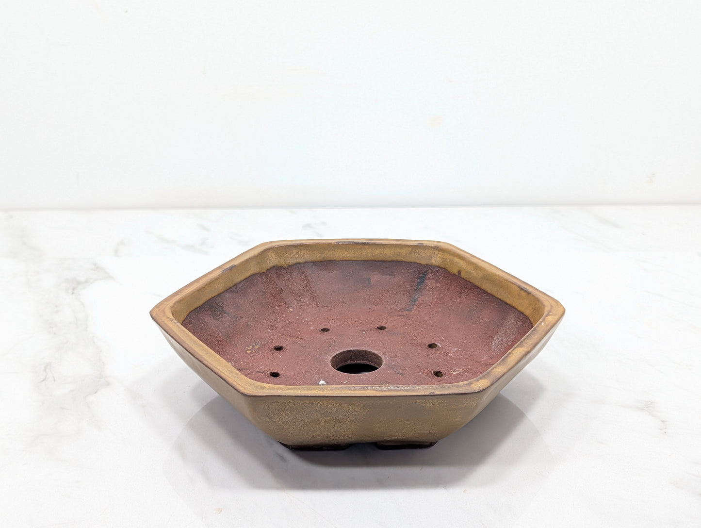 Topaz - Hexagon Bonsai Dish 20cm