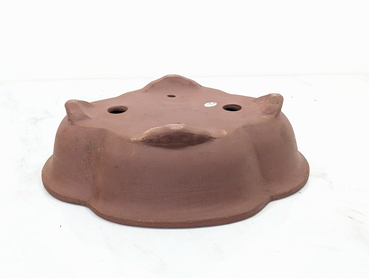 Unglazed LOTUS  Bonsai Pot - 26cm