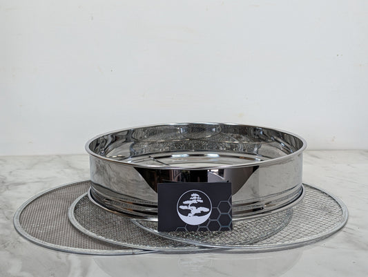 Stainless Bonsai Soil 3 size sieve set