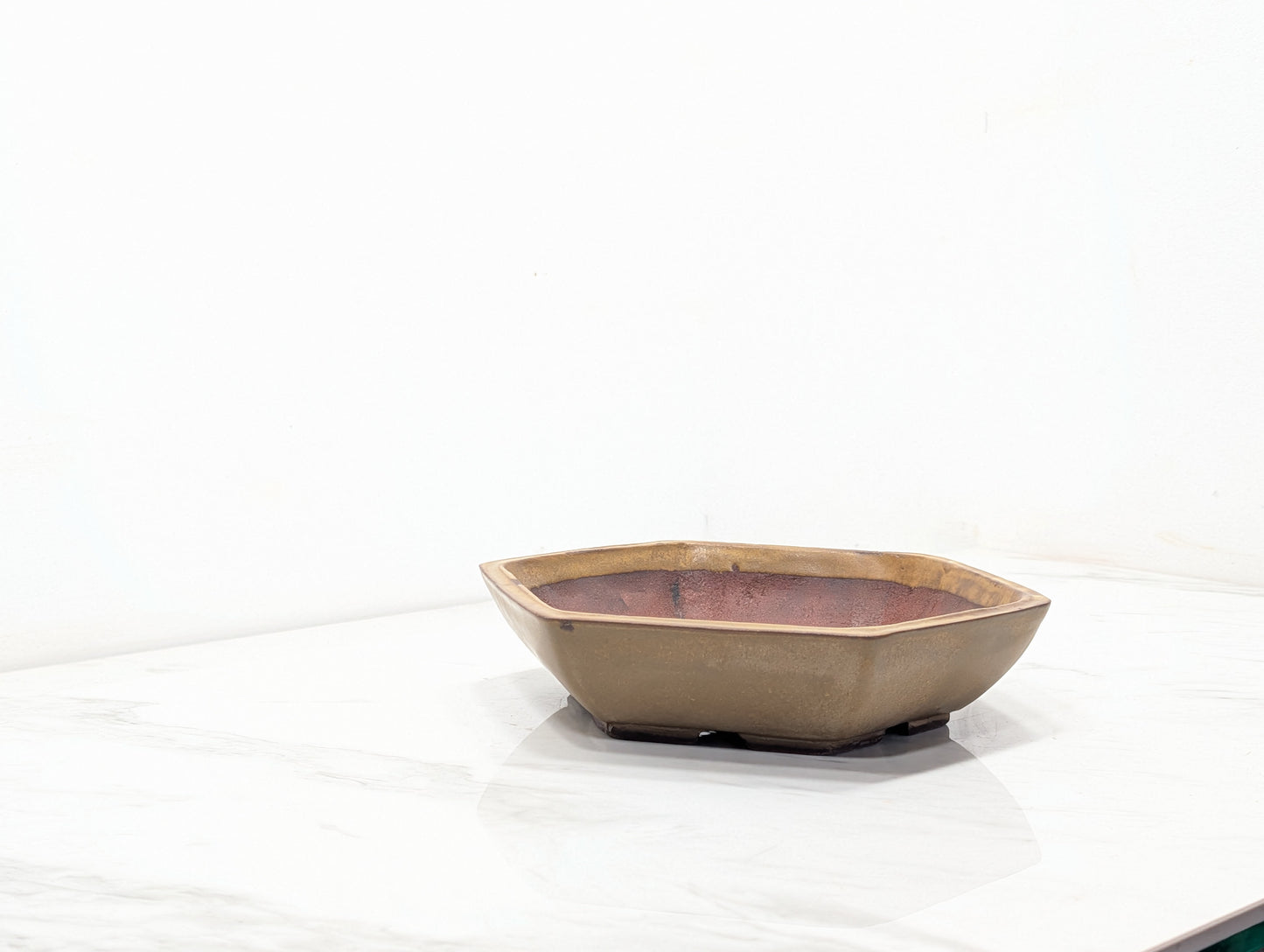 Topaz - Hexagon Bonsai Dish 20cm
