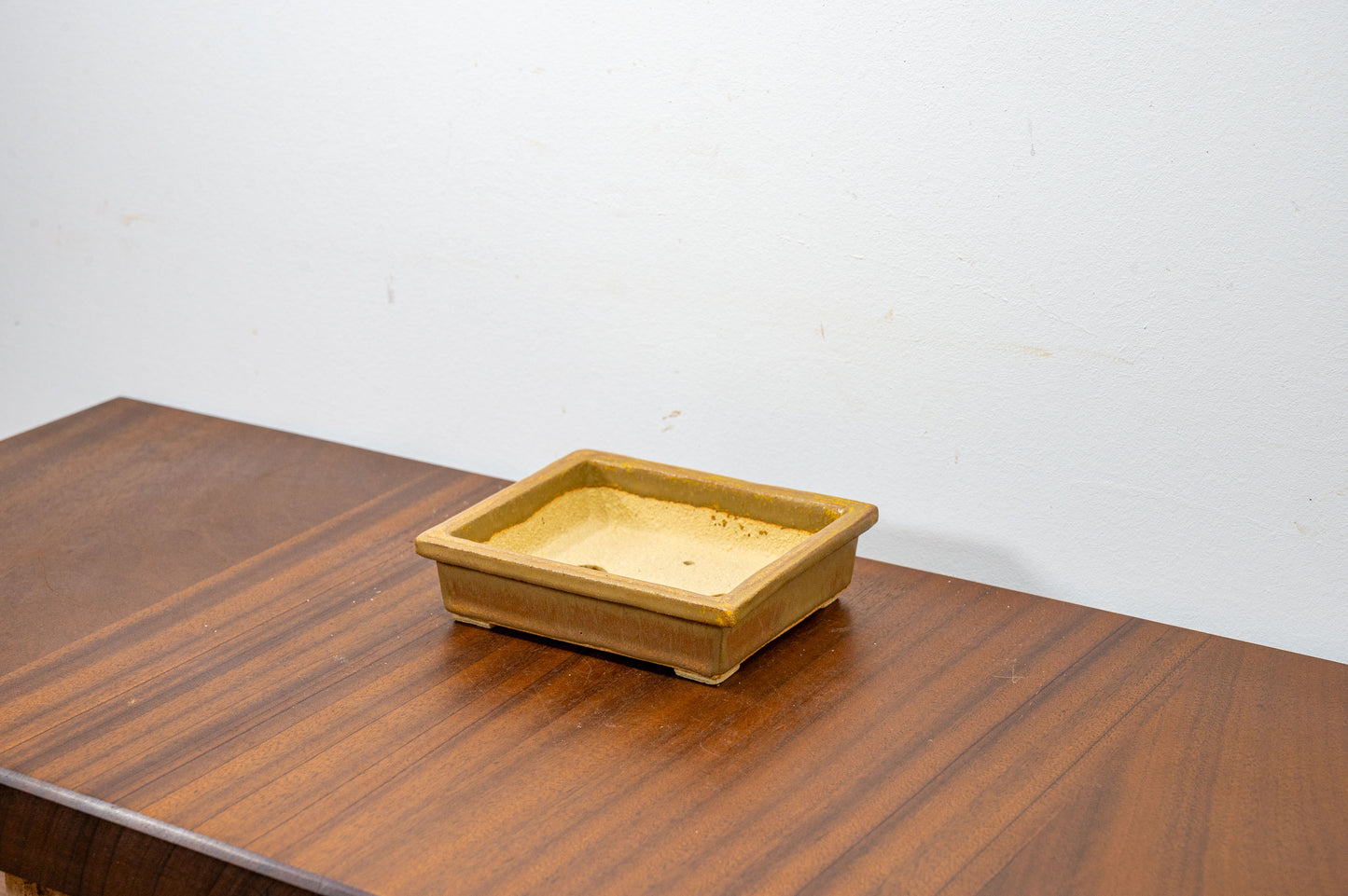 Venus Brown Rectangular Bonsai Pot 13cm