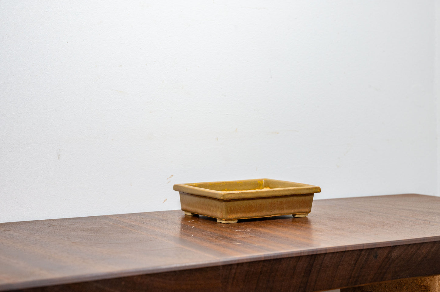 Venus Brown Rectangular Bonsai Pot 13cm