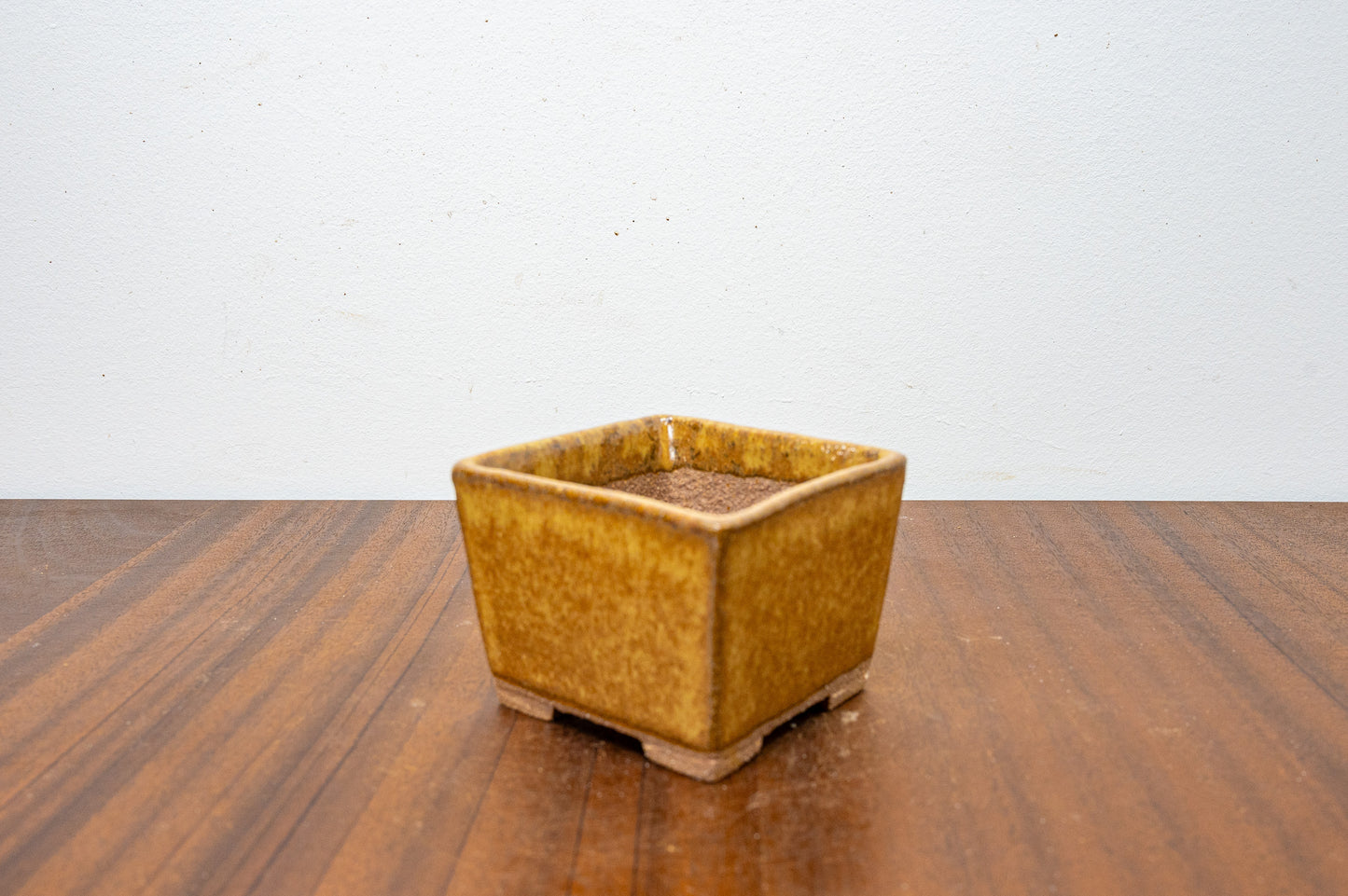 Topaz Cascade Cube Ceramic DW Clay Bonsai Pot 6.5cm