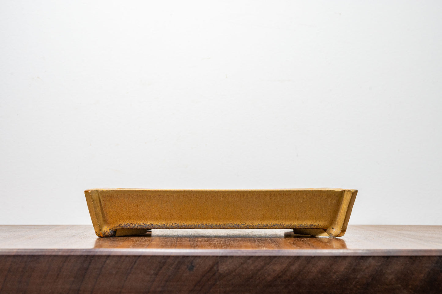 Venus Brown Rectangular Ceramic Bonsai Dish 22cm