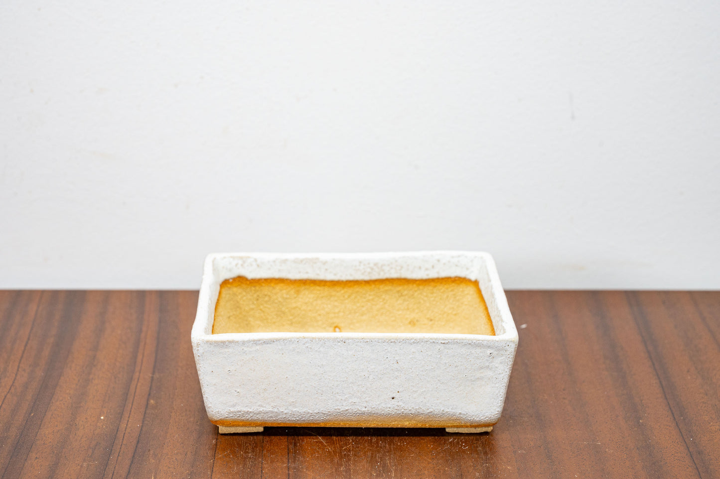 Romantic Cream Rectangular Bonsai Pot 12cm